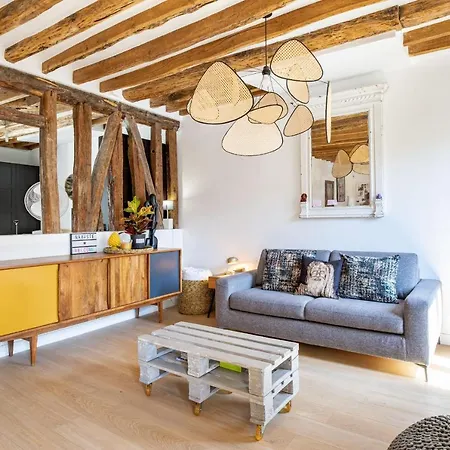 Апартаменты Guestready - Loft-inspired Flat Near Montmartre Sleeps 4